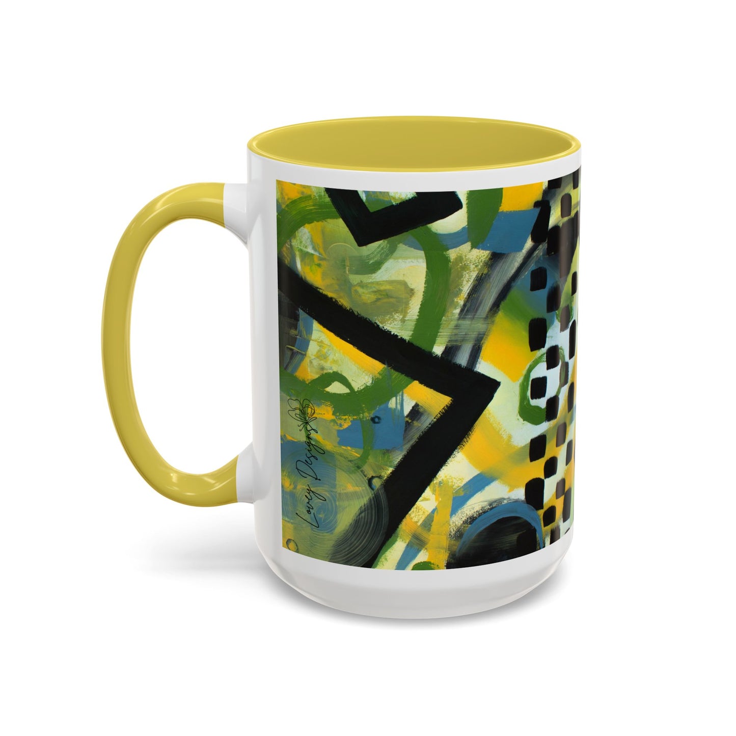 Colorful Mug - "Echos of Structure"