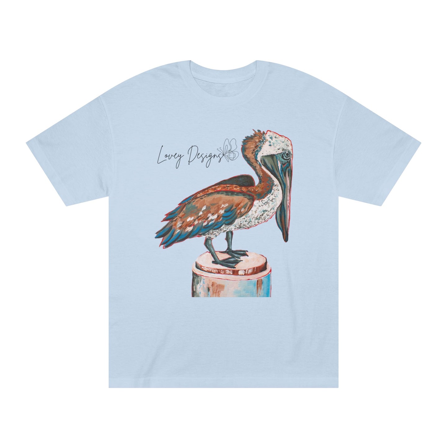Beach Pelican Coastal Graphic T-Shirt