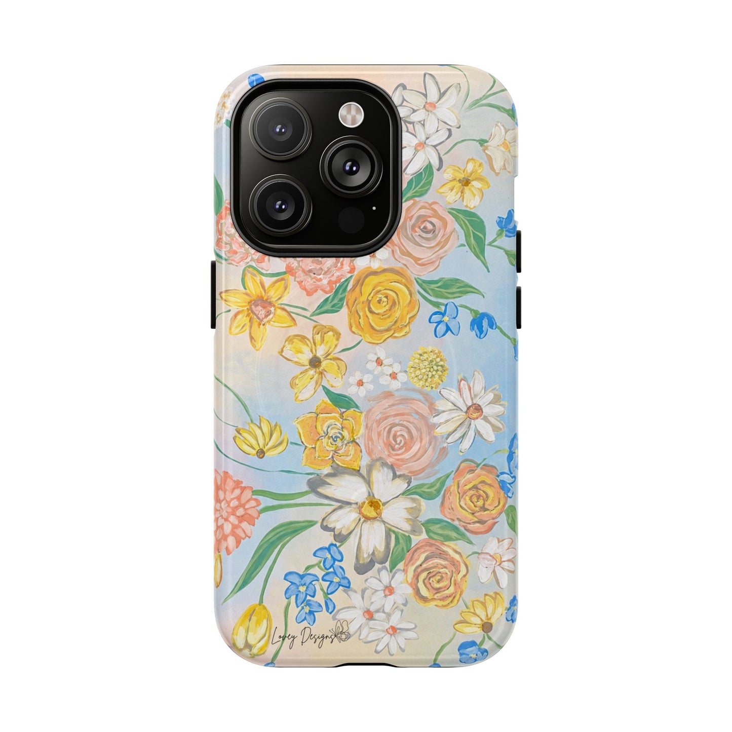 Bloom Where You Are Planted Floral Magnetic Phone Case - iPhone 14 & 15 Versions
