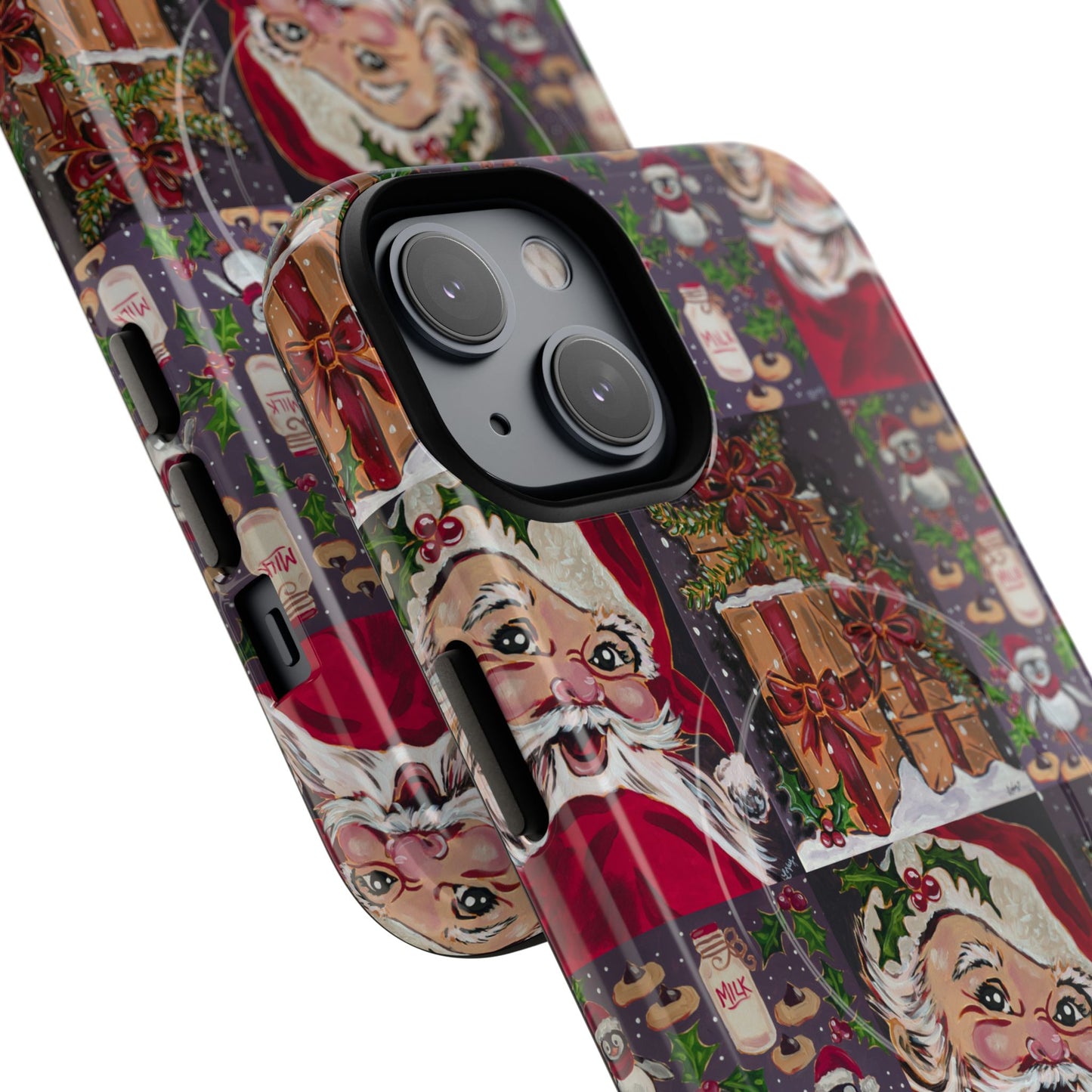 Vintage Christmas Phone Case — Tough Magnetic Holiday Phone Cover