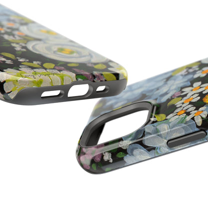 Phone Magnetic Cases - Midnight Gardens Design for iPhone 14 & 15