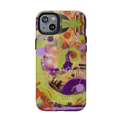 Party Man - Abstract Floral Phone Case — Tough Magnetic Protective Cover