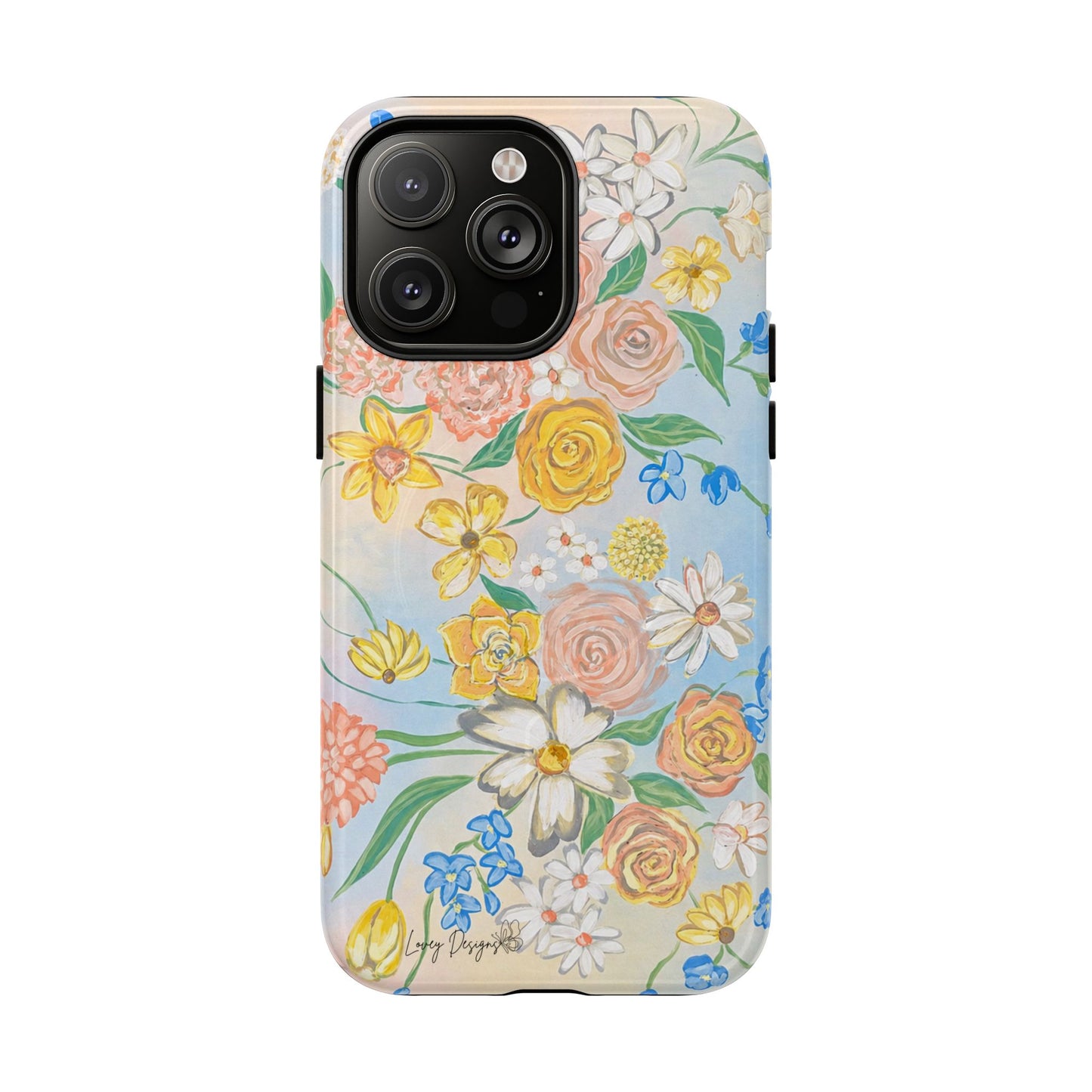 Bloom Where You Are Planted Floral Magnetic Phone Case - iPhone 14 & 15 Versions