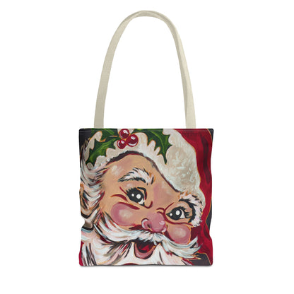 Vintage Santa Claus Holiday Tote Bag