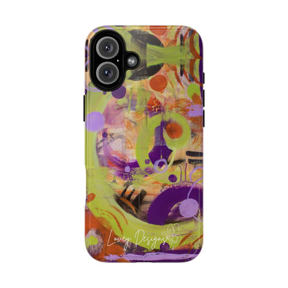 Party Man - Abstract Floral Phone Case — Tough Magnetic Protective Cover