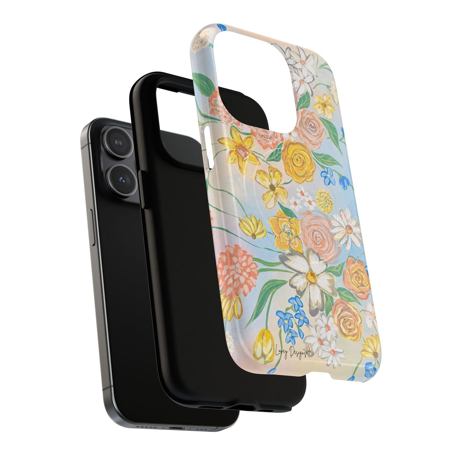 Bloom Where You Are Planted Floral Magnetic Phone Case - iPhone 14 & 15 Versions