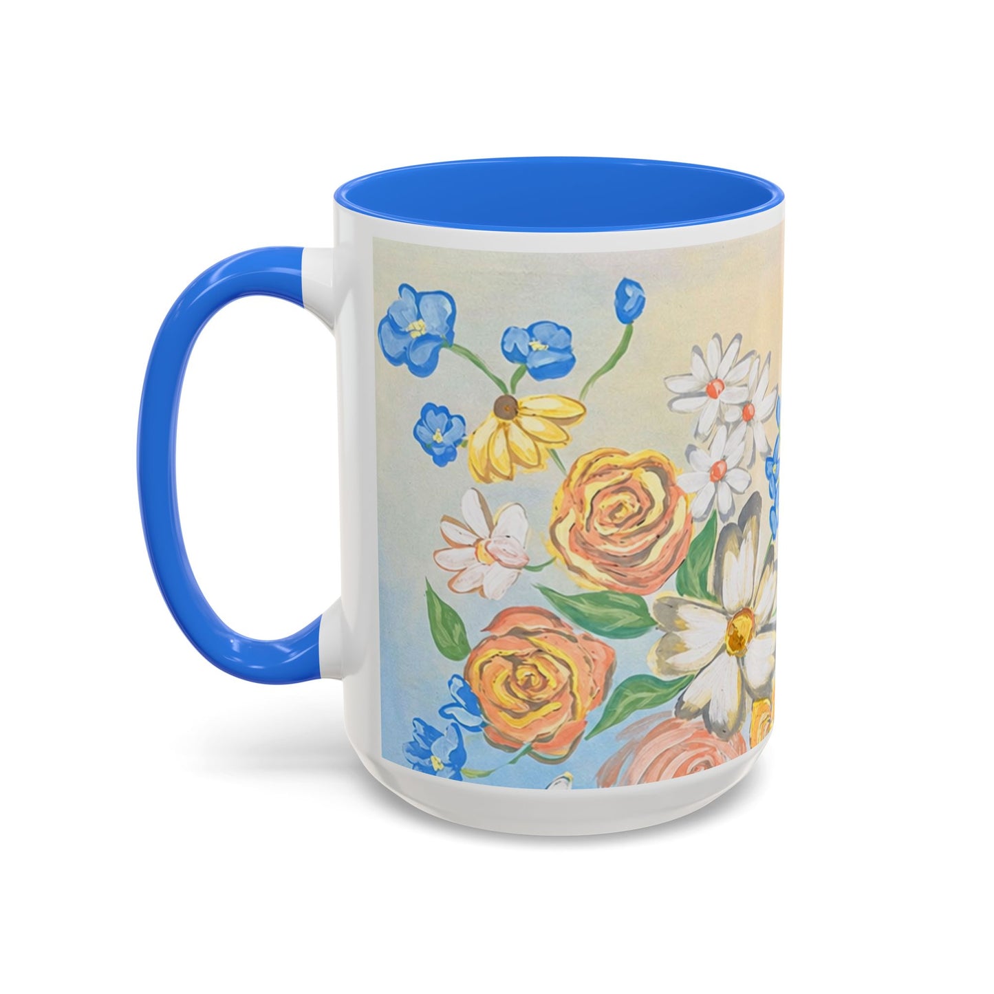 Bloom Where You Are Planted - Floral Watercolor Mug 15oz