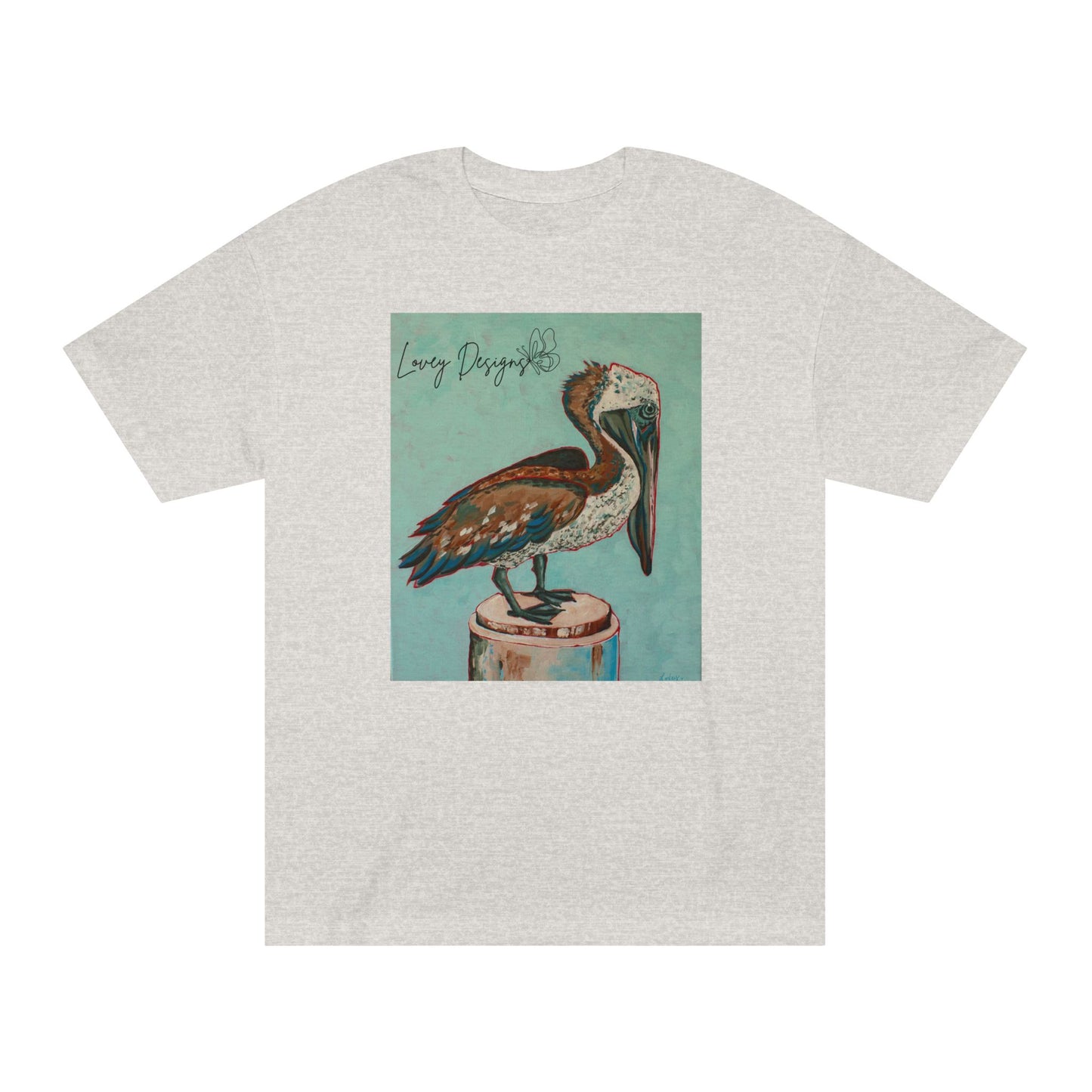 Beach Pelican – Coastal Graphic T-Shirt
