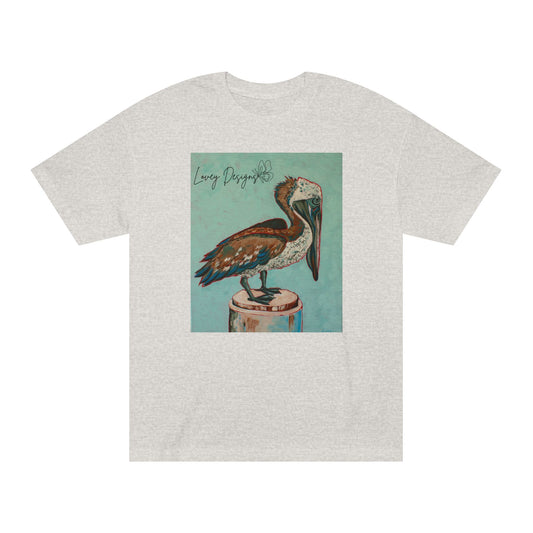 Beach Pelican – Coastal Graphic T-Shirt