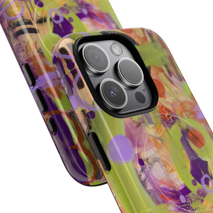 Party Man - Abstract Floral Phone Case — Tough Magnetic Protective Cover