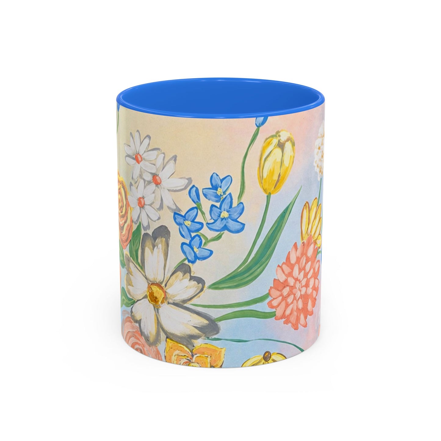 Bloom Where You Are Planted - Floral Watercolor Mug 15oz