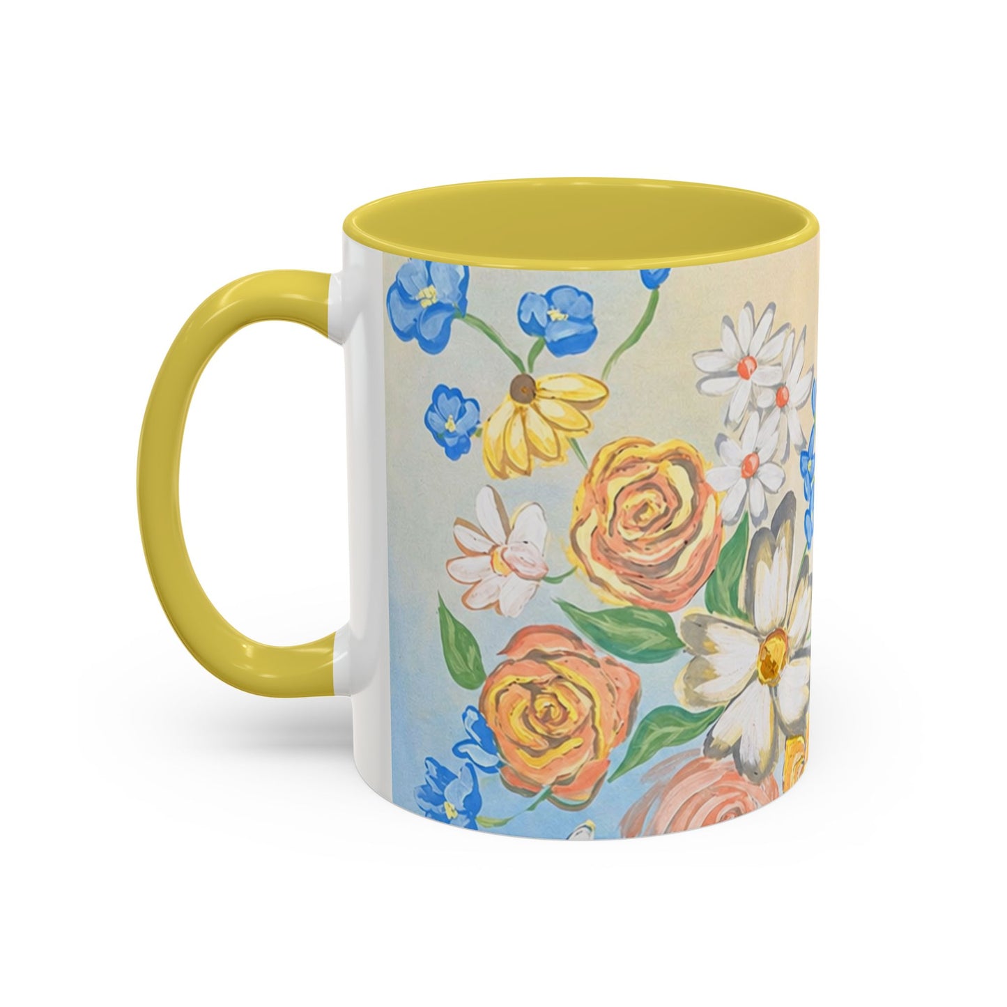 Bloom Where You Are Planted - Floral Watercolor Mug 15oz