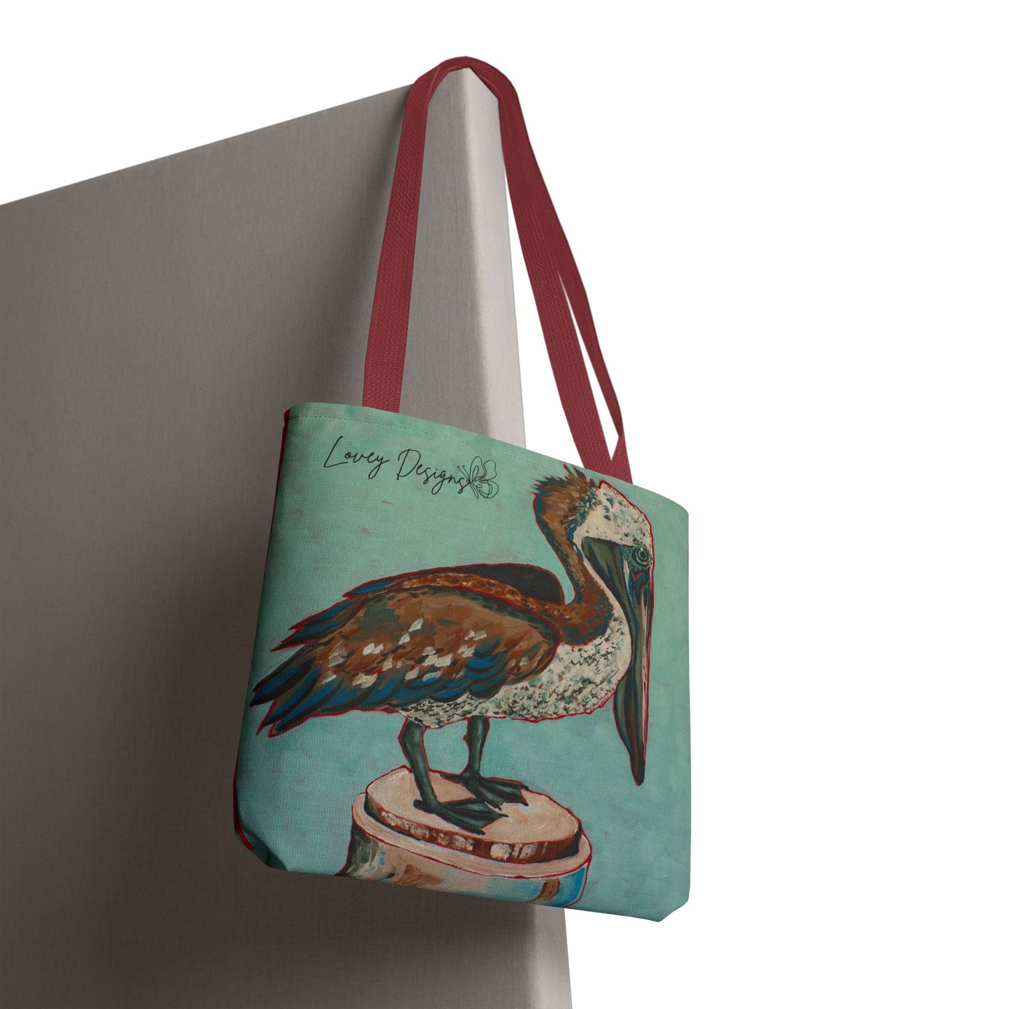 Beach Pelican Tote Bag – Vintage Coastal