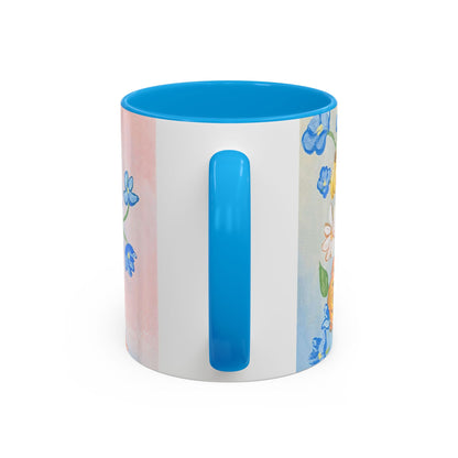 Bloom Where You Are Planted - Floral Watercolor Mug 15oz