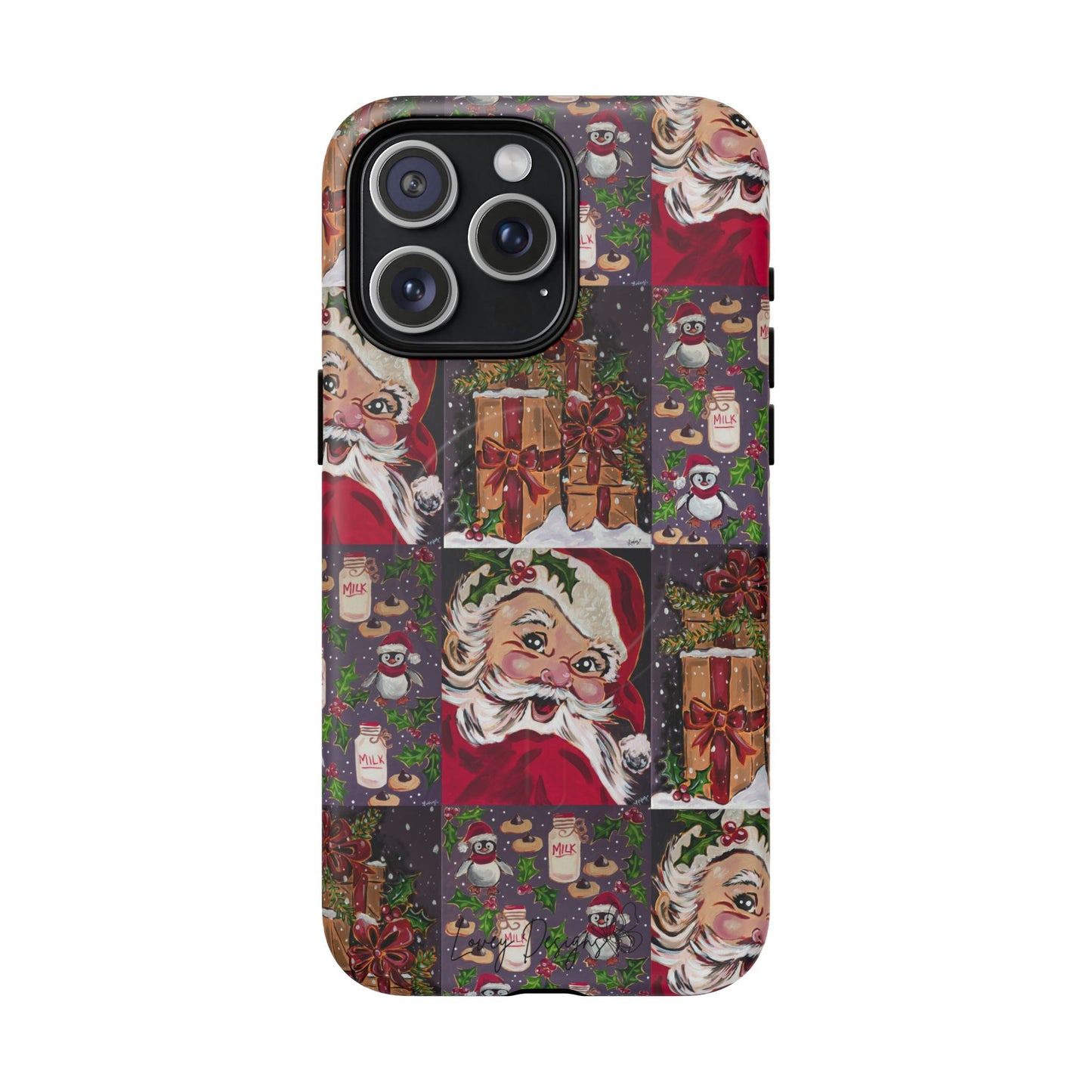 Vintage Christmas Phone Case — Tough Magnetic Holiday Phone Cover