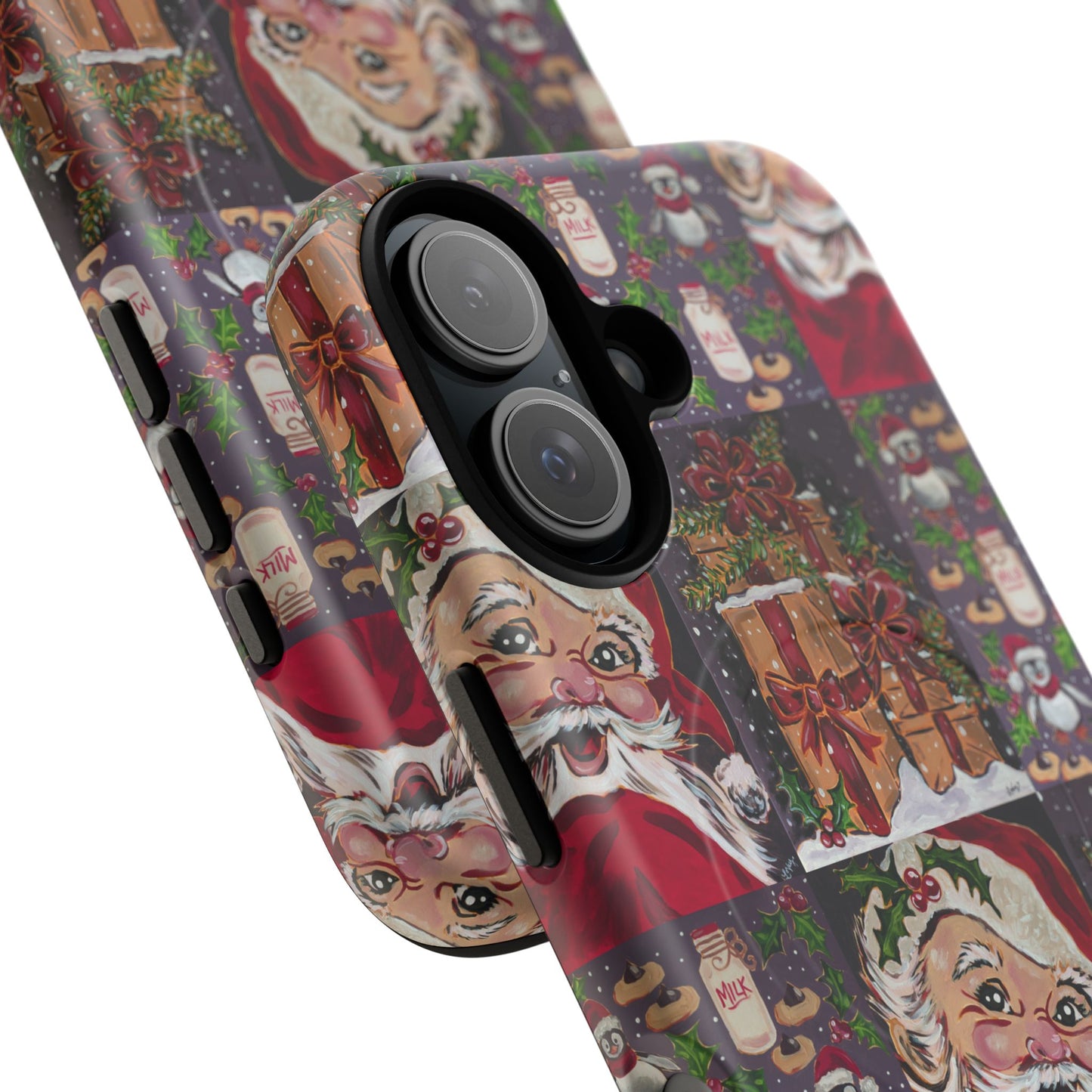 Vintage Christmas Phone Case — Tough Magnetic Holiday Phone Cover