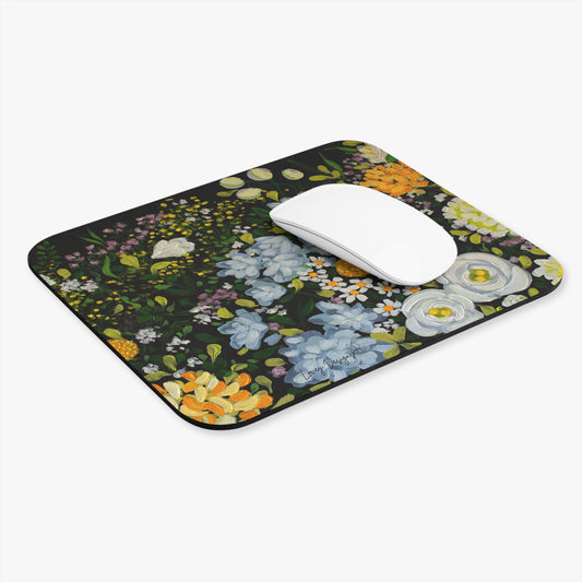 Floral Mouse Pad - Midnight Garden