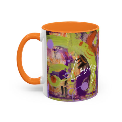 Party Man - Abstract Colorful Art Mug (11oz or 15oz)