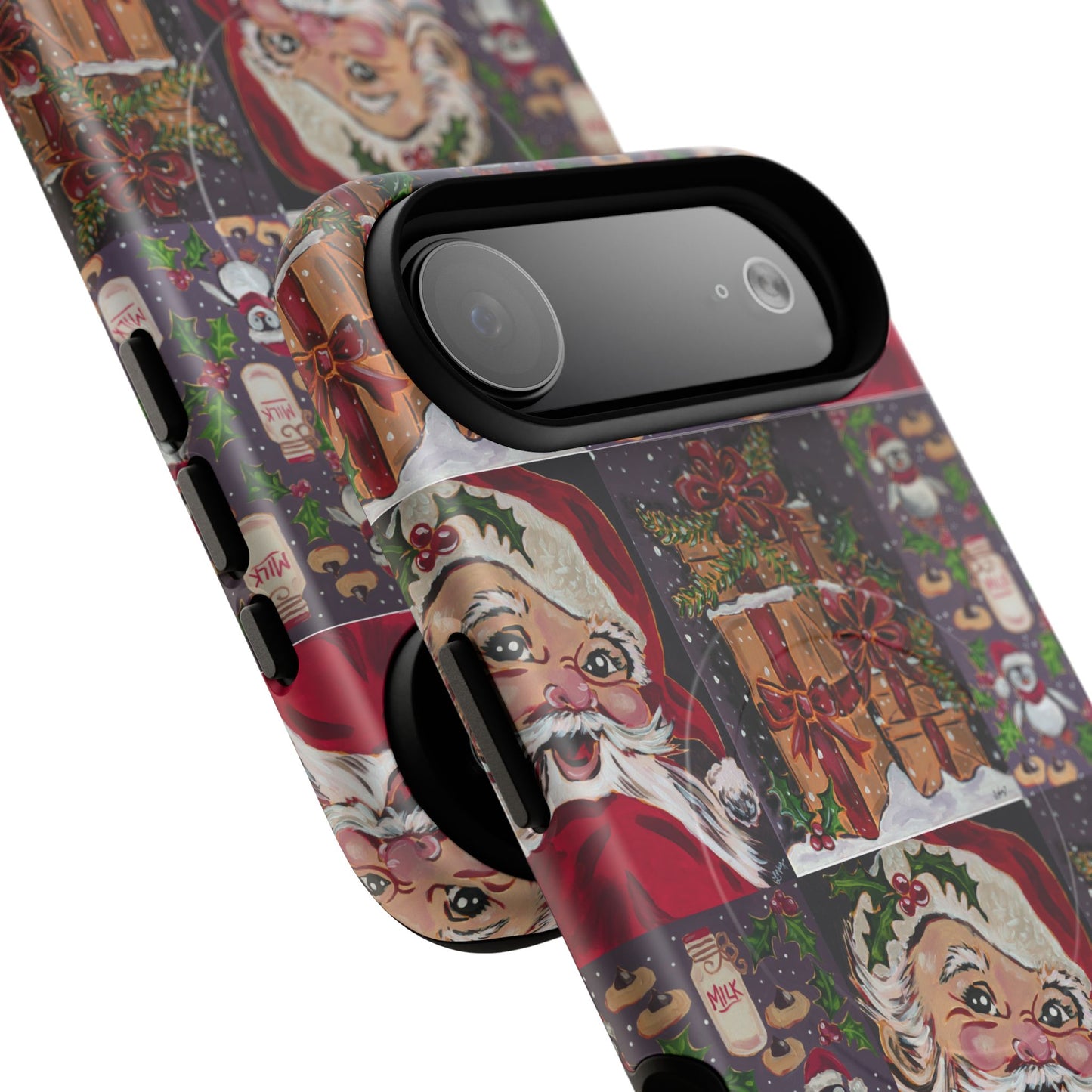 Vintage Christmas Phone Case — Tough Magnetic Holiday Phone Cover