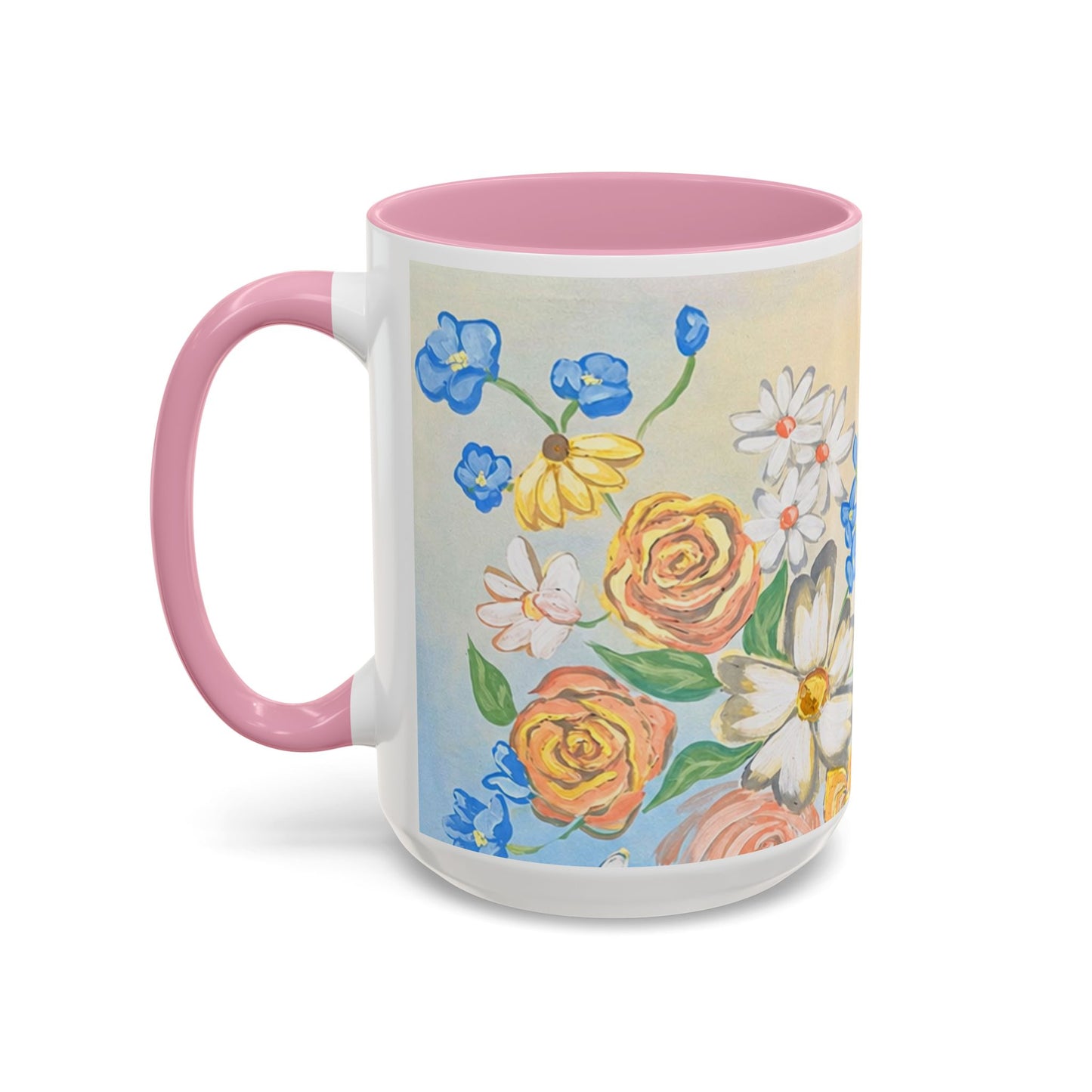 Bloom Where You Are Planted - Floral Watercolor Mug 15oz