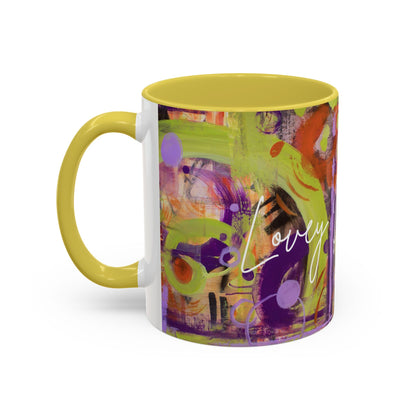 Party Man - Abstract Colorful Art Mug (11oz or 15oz)