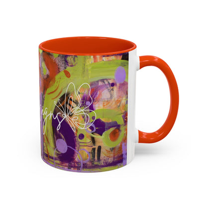 Party Man - Abstract Colorful Art Mug (11oz or 15oz)