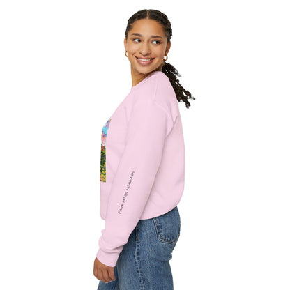 Faith Moves Mountains Sweatshirt — Inspirational Crewneck