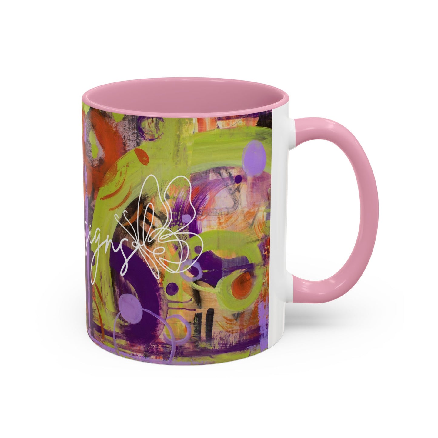 Party Man - Abstract Colorful Art Mug (11oz or 15oz)