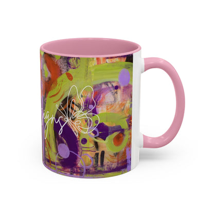 Party Man - Abstract Colorful Art Mug (11oz or 15oz)