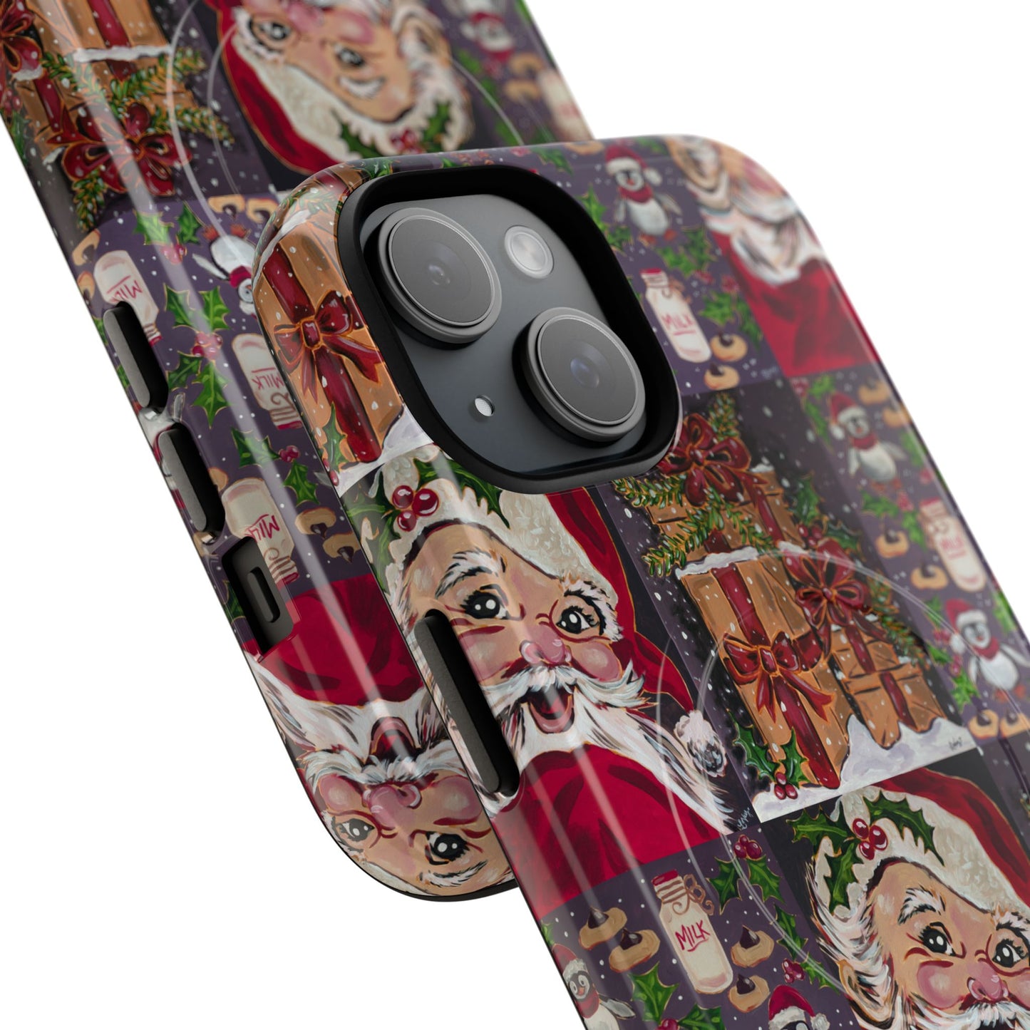 Vintage Christmas Phone Case — Tough Magnetic Holiday Phone Cover