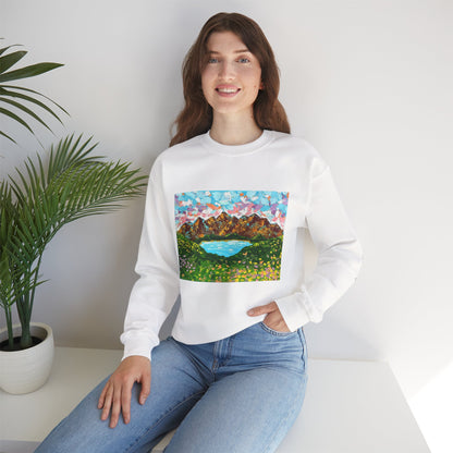 Faith Moves Mountains Sweatshirt — Inspirational Crewneck