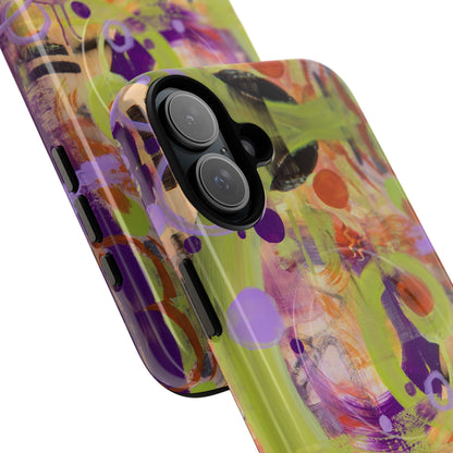 Party Man - Abstract Floral Phone Case — Tough Magnetic Protective Cover