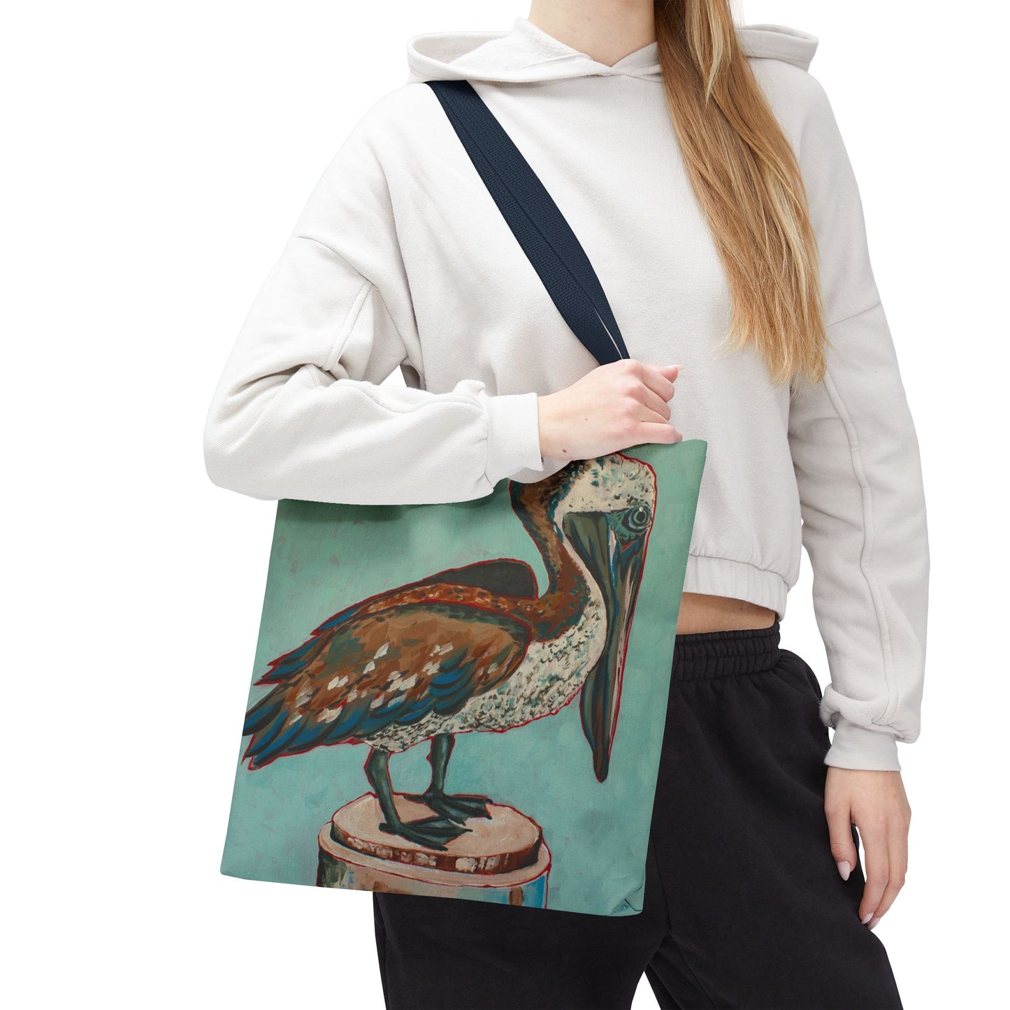 Beach Pelican Tote Bag – Vintage Coastal