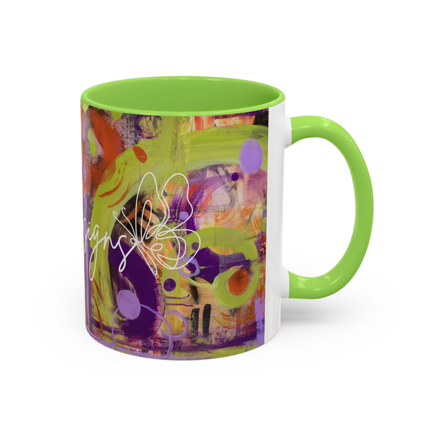 Party Man - Abstract Colorful Art Mug (11oz or 15oz)
