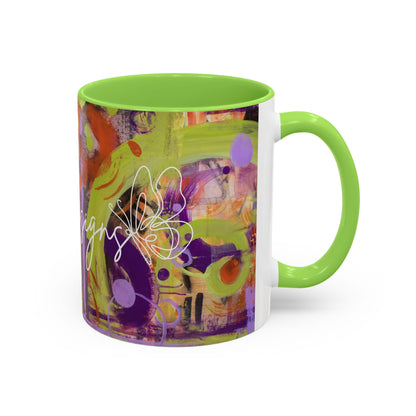 Party Man - Abstract Colorful Art Mug (11oz or 15oz)