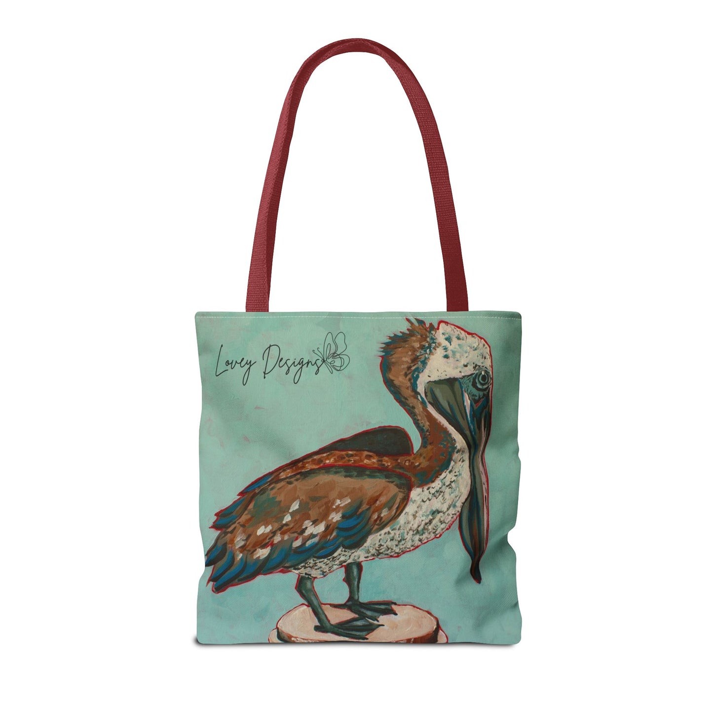 Beach Pelican Tote Bag – Vintage Coastal
