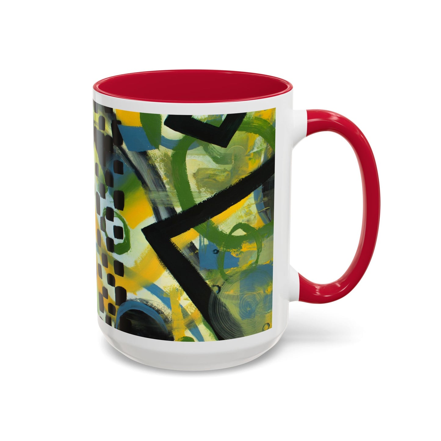 Colorful Mug - "Echos of Structure"