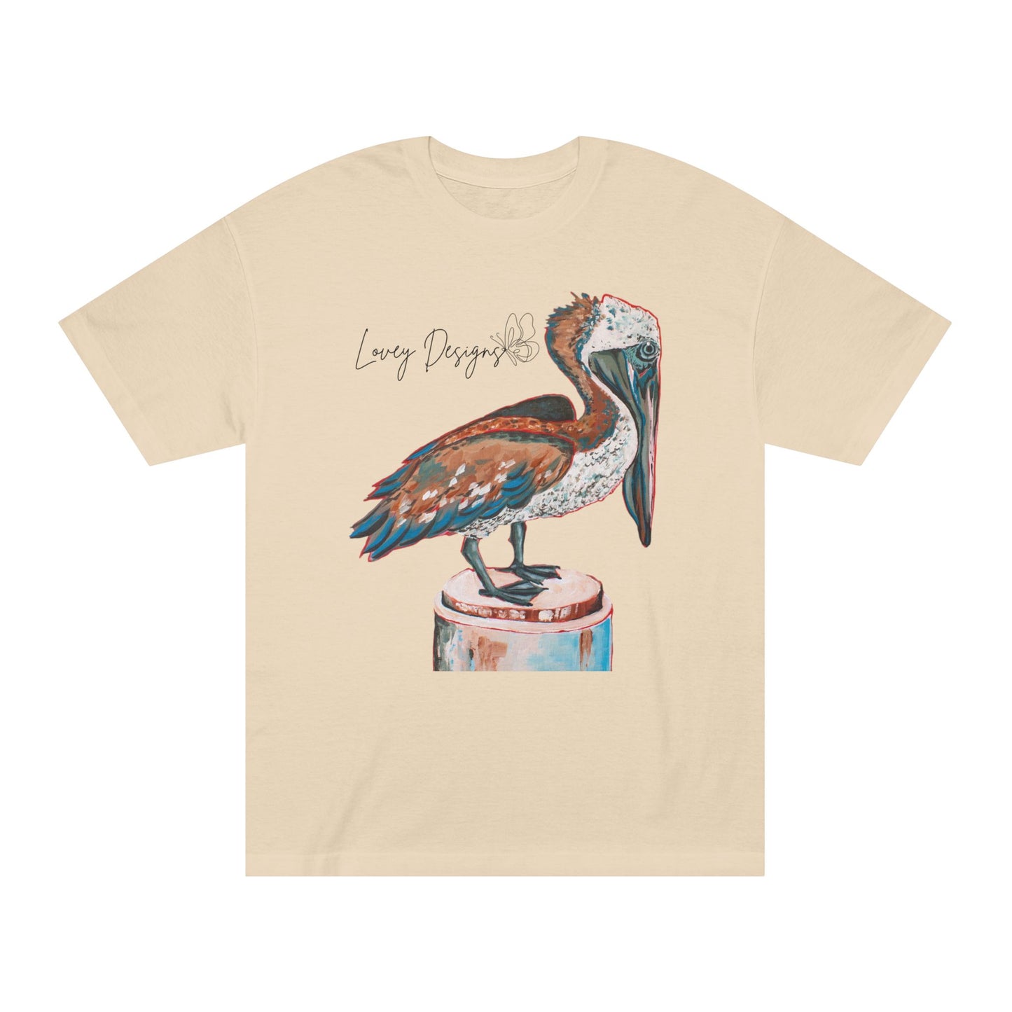 Beach Pelican Coastal Graphic T-Shirt
