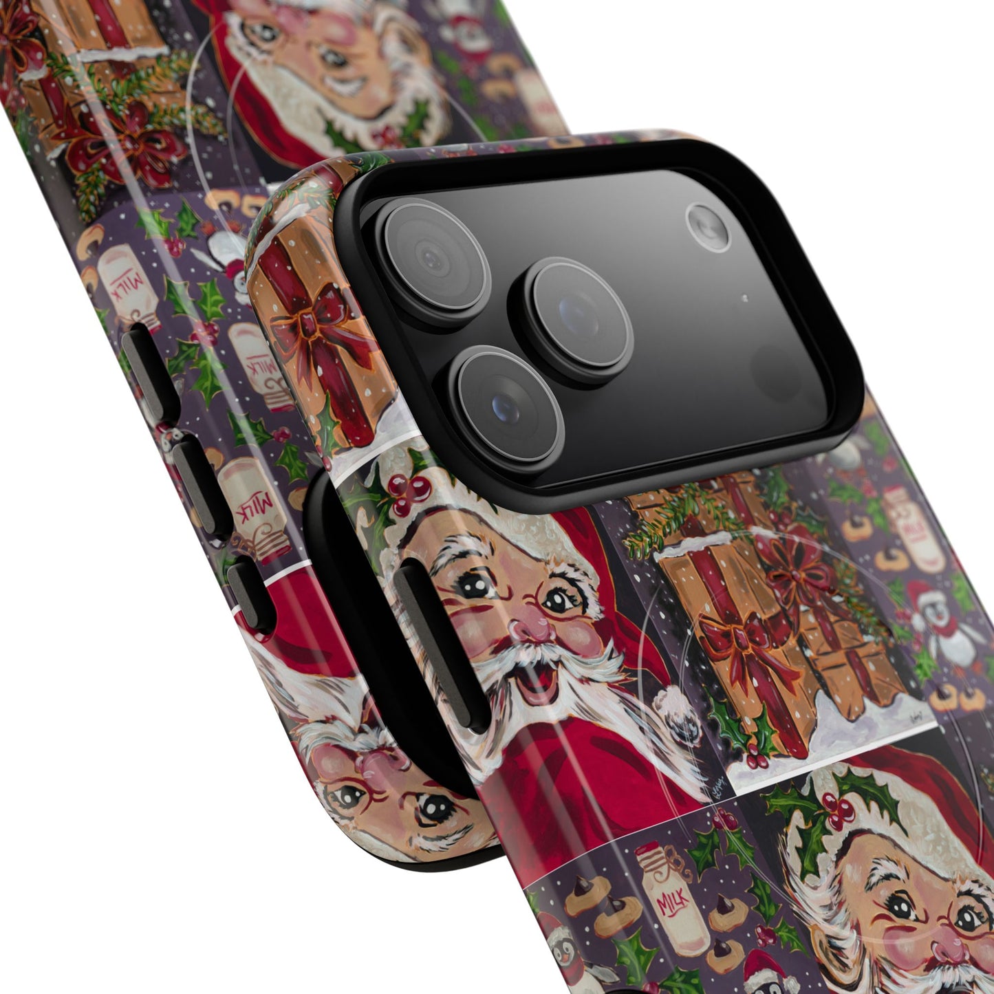 Vintage Christmas Phone Case — Tough Magnetic Holiday Phone Cover