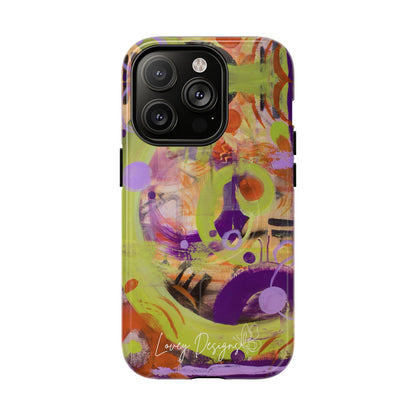 Party Man - Abstract Floral Phone Case — Tough Magnetic Protective Cover