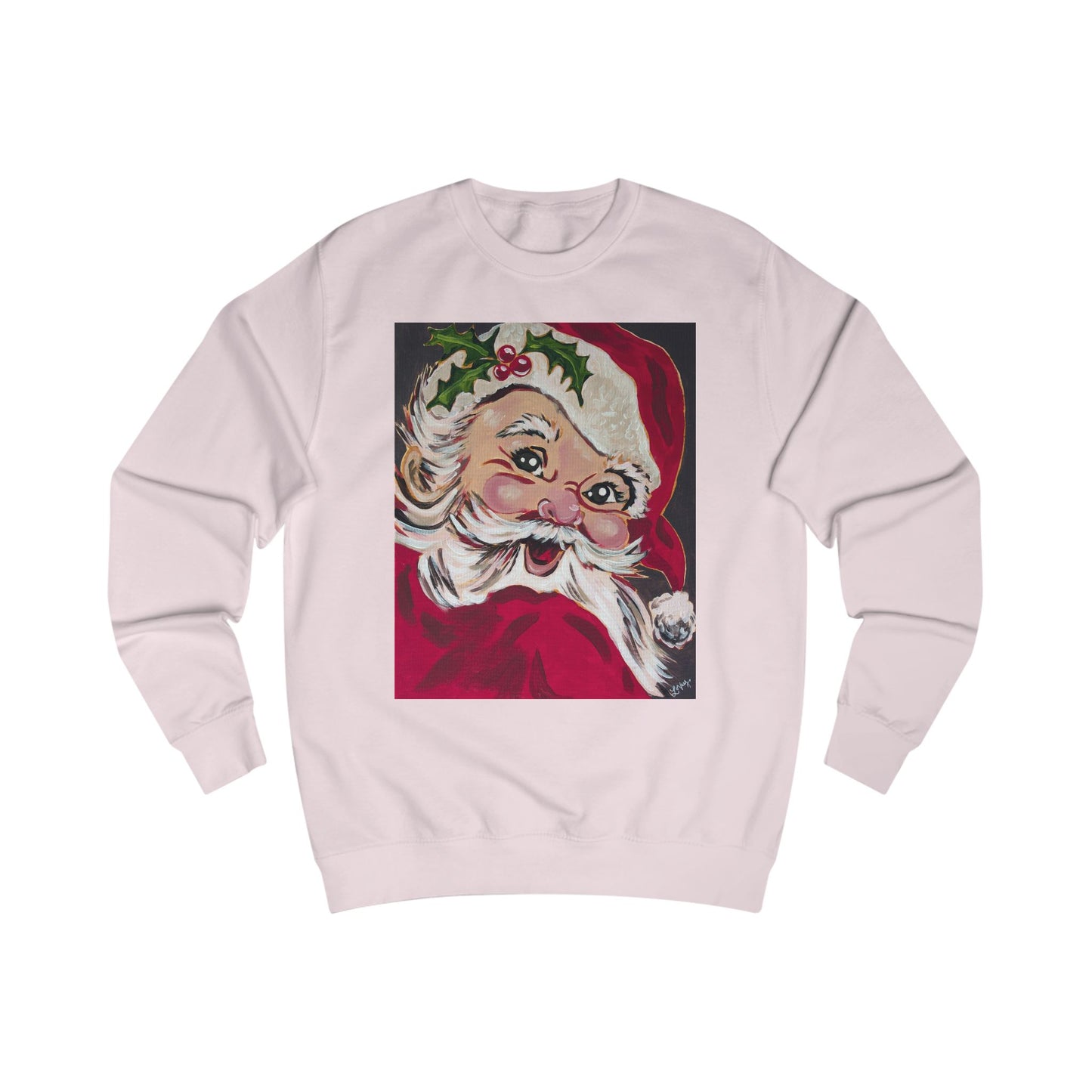 Vintage Santa Sweatshirt — Retro Christmas Holiday Crewneck