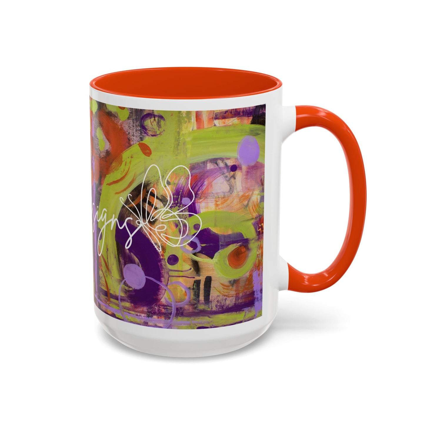 Party Man - Abstract Colorful Art Mug (11oz or 15oz)