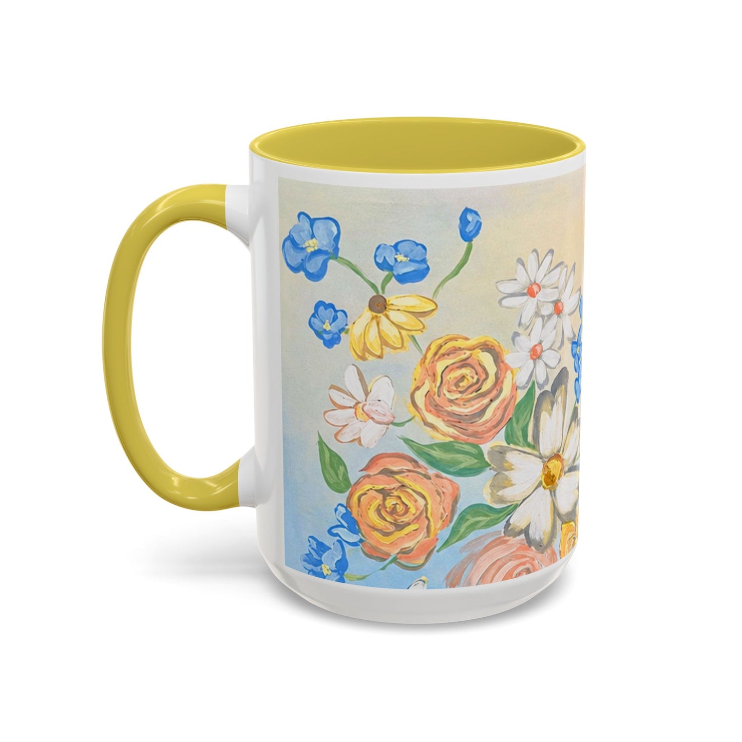Bloom Where You Are Planted - Floral Watercolor Mug 15oz
