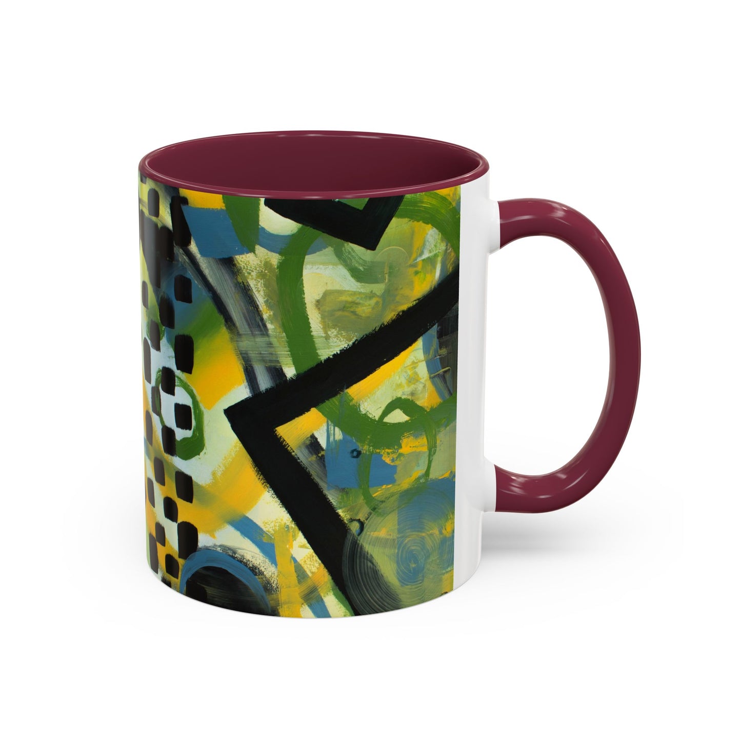 Colorful Mug - "Echos of Structure"