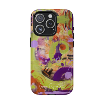 Party Man - Abstract Floral Phone Case — Tough Magnetic Protective Cover
