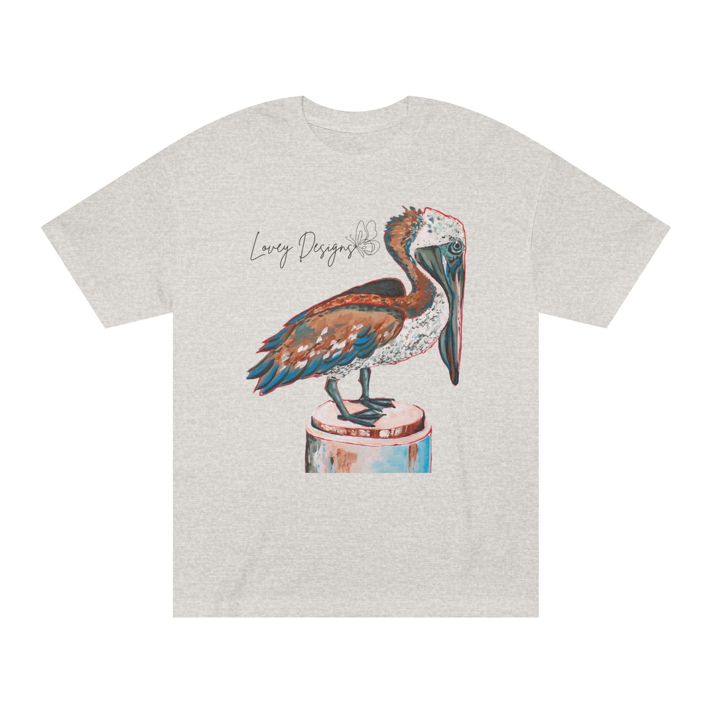 Beach Pelican Coastal Graphic T-Shirt