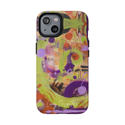 Party Man - Abstract Floral Phone Case — Tough Magnetic Protective Cover