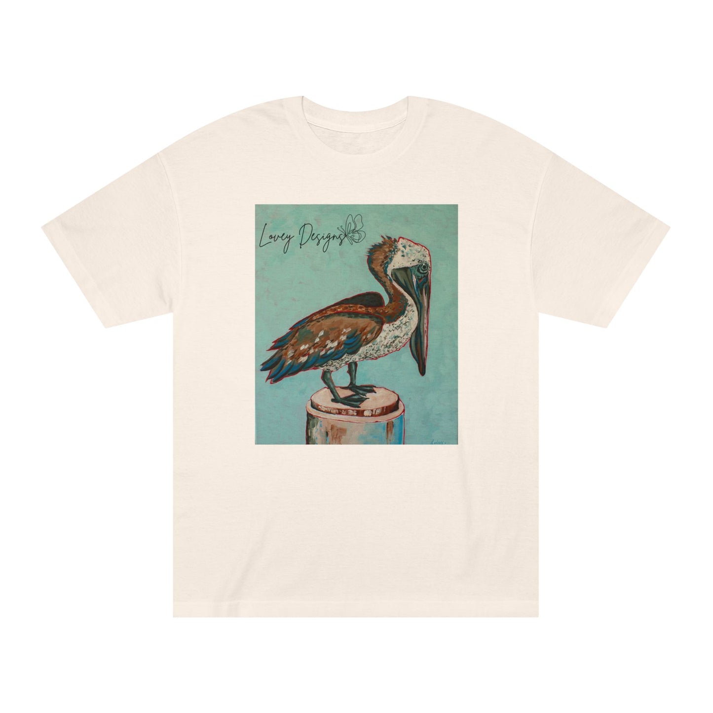 Beach Pelican – Coastal Graphic T-Shirt
