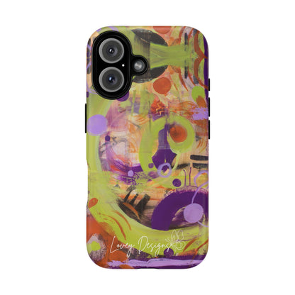 Party Man - Abstract Floral Phone Case — Tough Magnetic Protective Cover