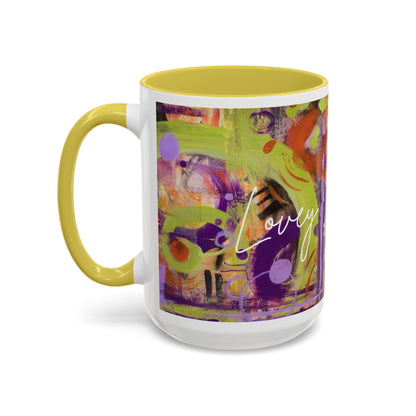 Party Man - Abstract Colorful Art Mug (11oz or 15oz)